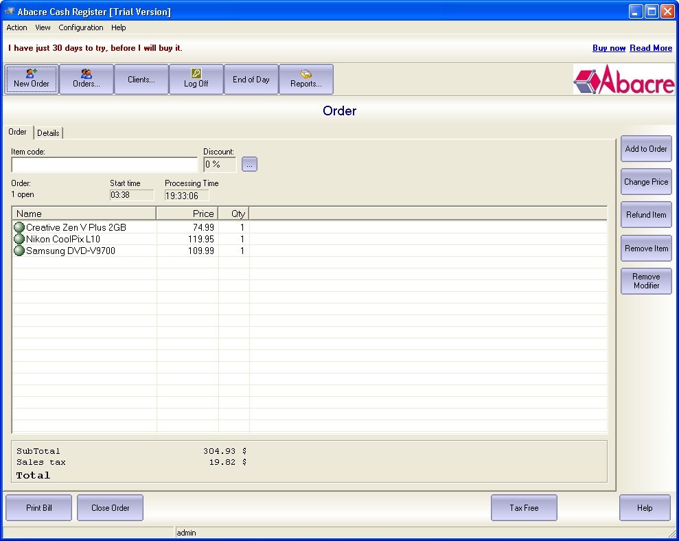 Abacre Cash Register download for free SoftDeluxe