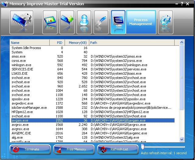 Memory Improve Master - Screenshot #1