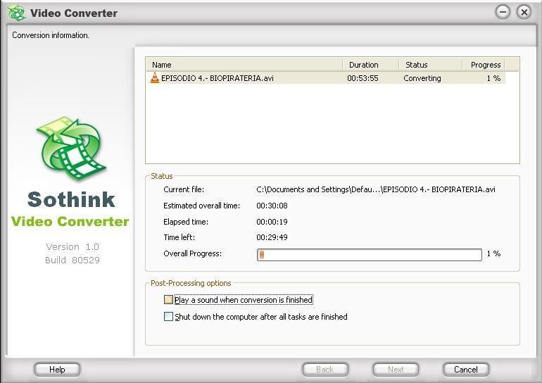 Sothink Video Converter - Screenshot #7