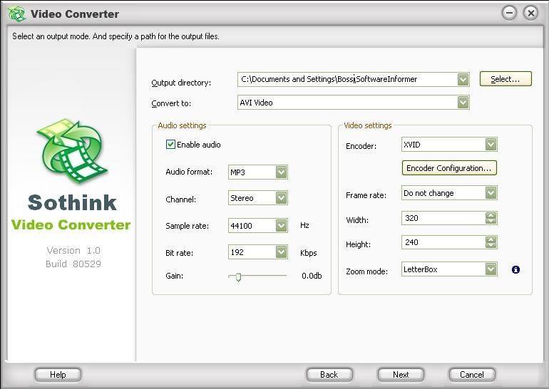 Sothink Video Converter - Screenshot #6