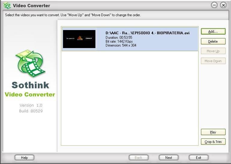 Sothink Video Converter - Screenshot #5