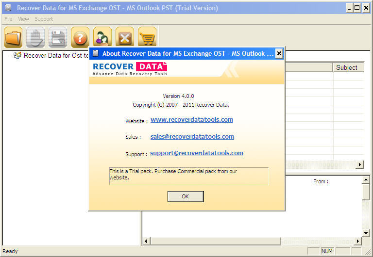 Recover Data for OST to PST - Screenshot #4