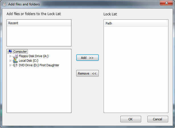 Protected Folder - Screenshot #3