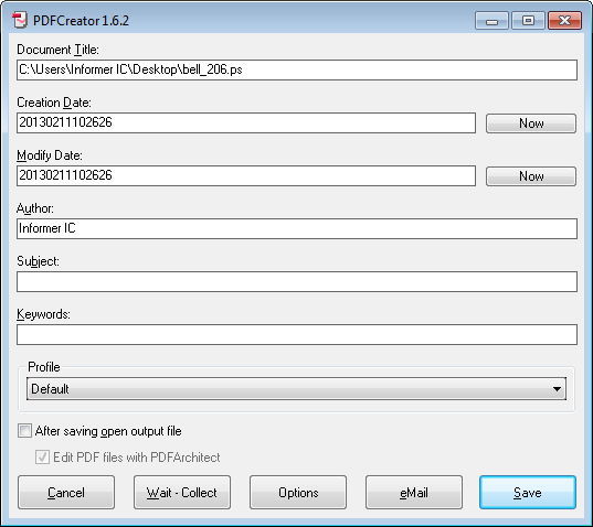 PDFCreator - Screenshot #19