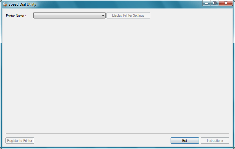 Canon Speed Dial Utility - Screenshot #1