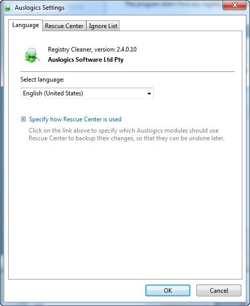 AusLogics Registry Cleaner - Screenshot #19