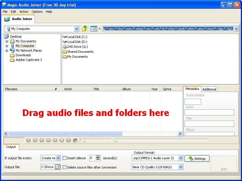 Magic Audio Joiner - Screenshot #3