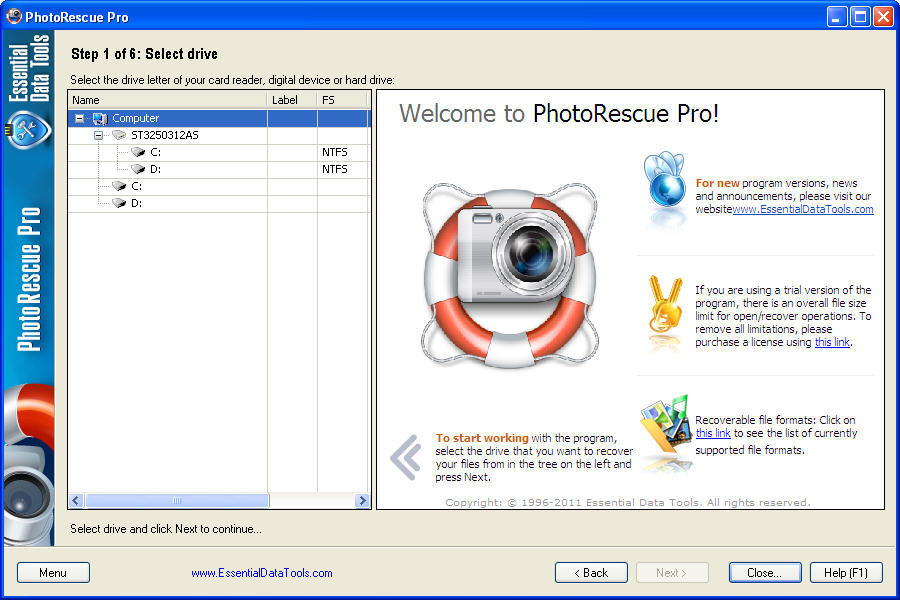 TÉLÉCHARGER PHOTORESCUE PRO GRATUIT GRATUIT PRO TÉLÉCHARGER PHOTORESCUE