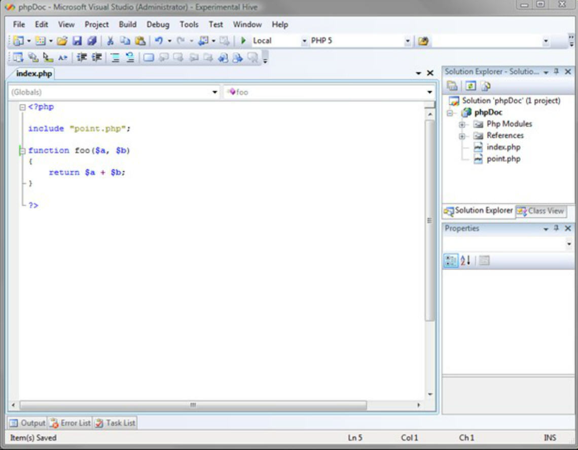VS.Php for Visual Studio download for free - SoftDeluxe