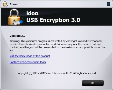 idoo USB Encryption - Screenshot #2