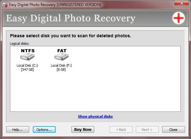 Easy Digital Photo Recovery - Screenshot #5