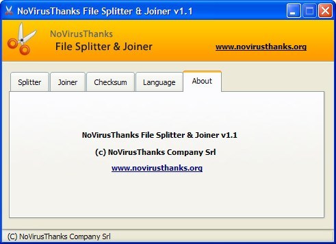 File Splitter And Joiner download the last version for mac