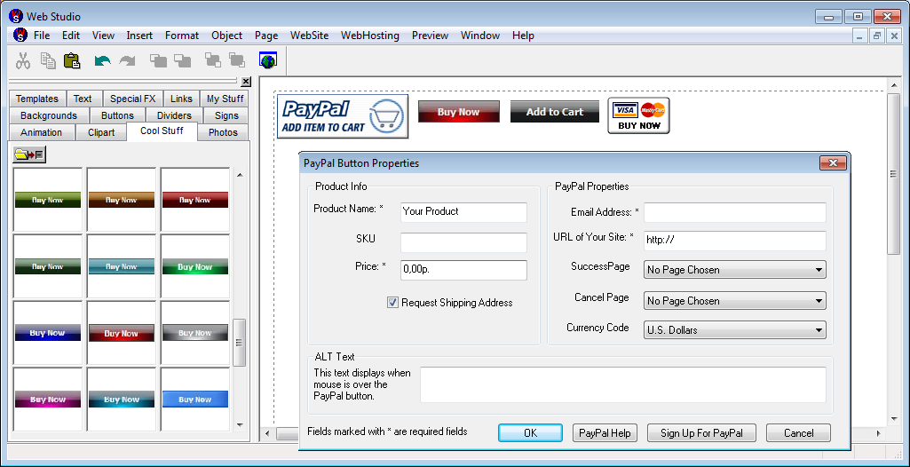 Web Studio Elements - Screenshot #1