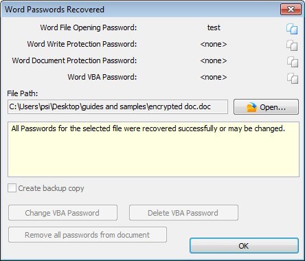 Advanced Office Password Recovery - Screenshot #9