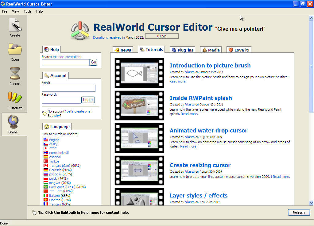 download realworld cursor editor windows 10