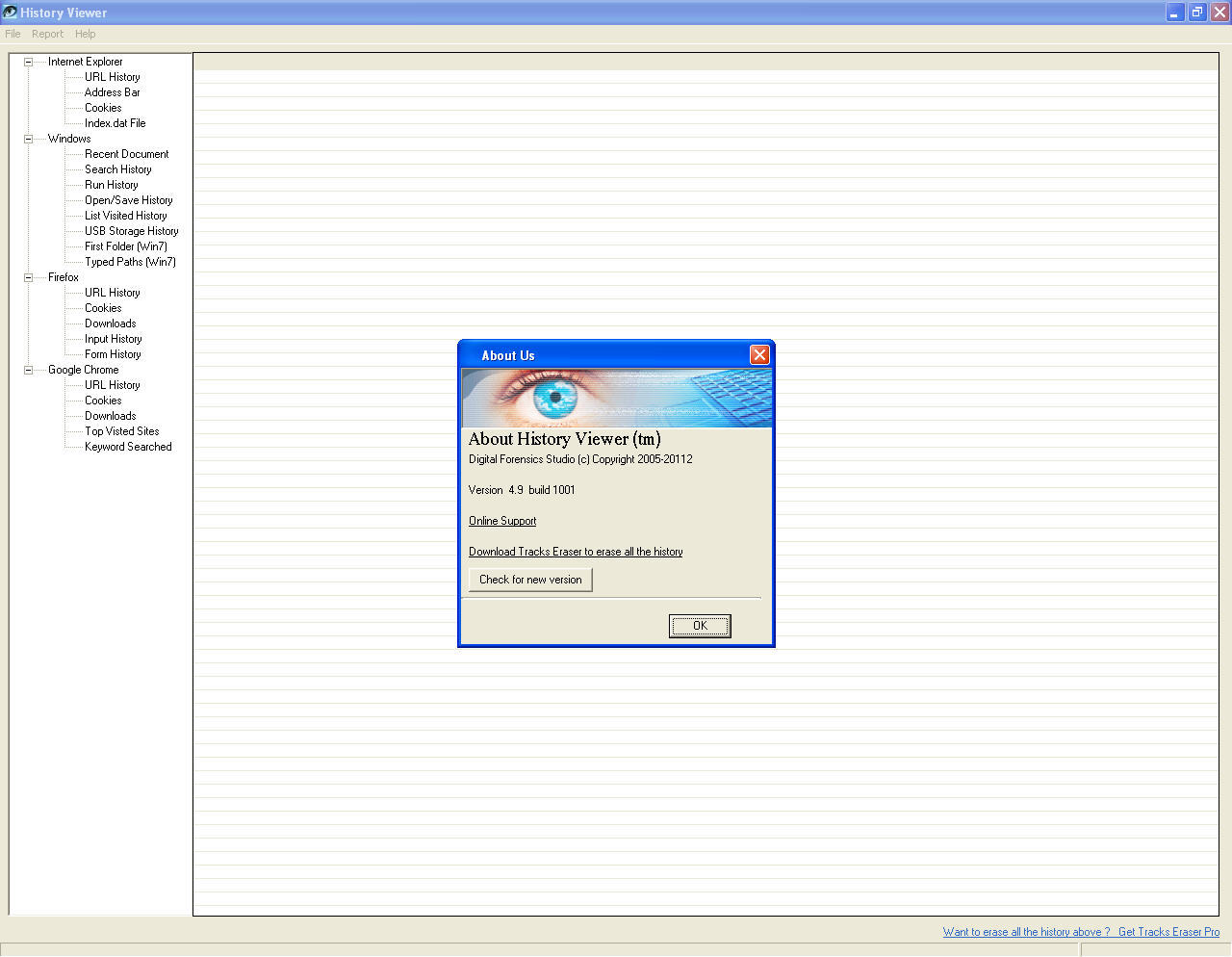History Viewer download for free SoftDeluxe