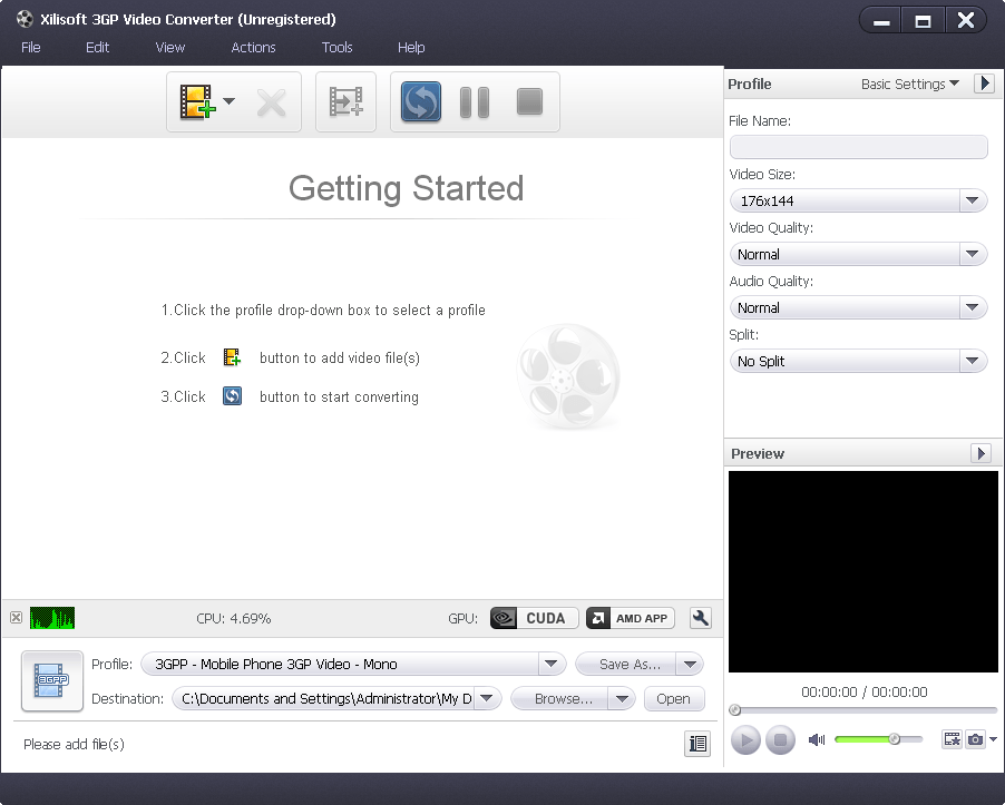 Xilisoft 3GP Video Converter - Screenshot #9