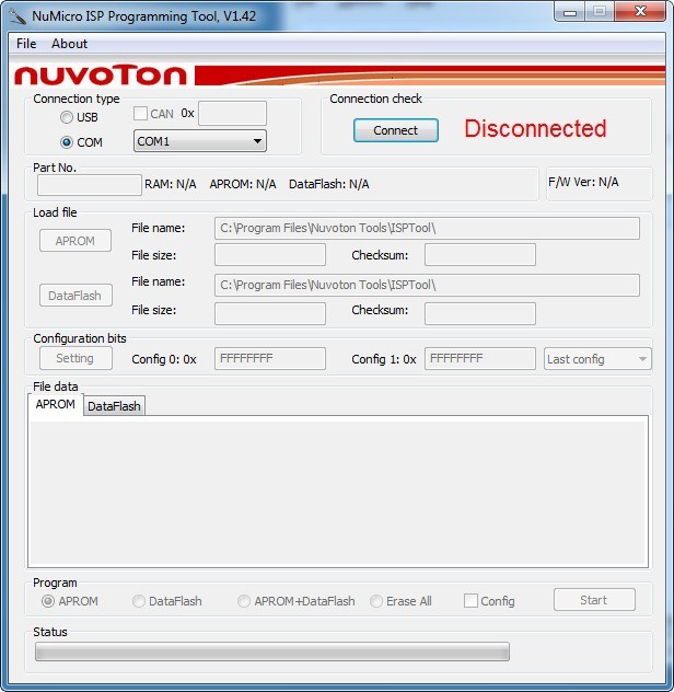 NuMicro ISP Programming Tool download for free SoftDeluxe