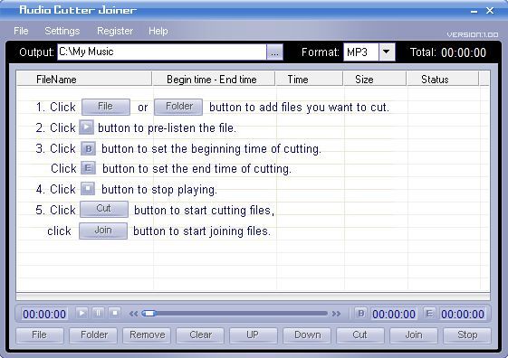 Audio Cutter Joiner - Screenshot #4