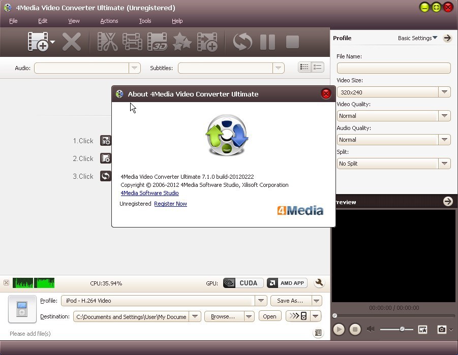 4Media Video Converter Ultimate - Screenshot #6