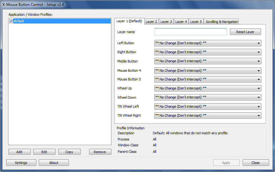 X-Mouse Button Control - Screenshot #6