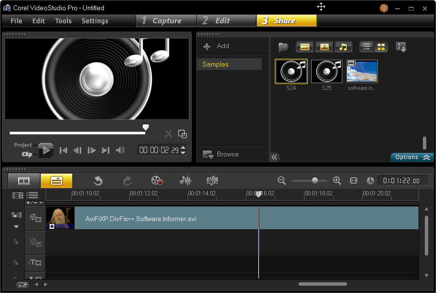 Corel VideoStudio Ultimate X5 - Screenshot #1
