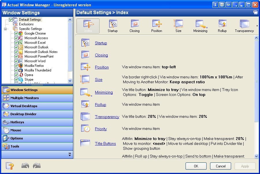 Actual Window Manager 8.15 download the new version for windows