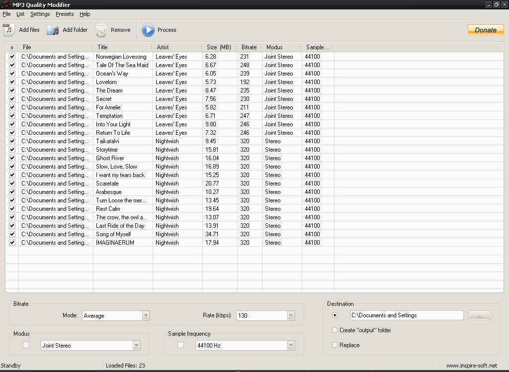 MP3 Quality Modifier latest version Get best Windows software