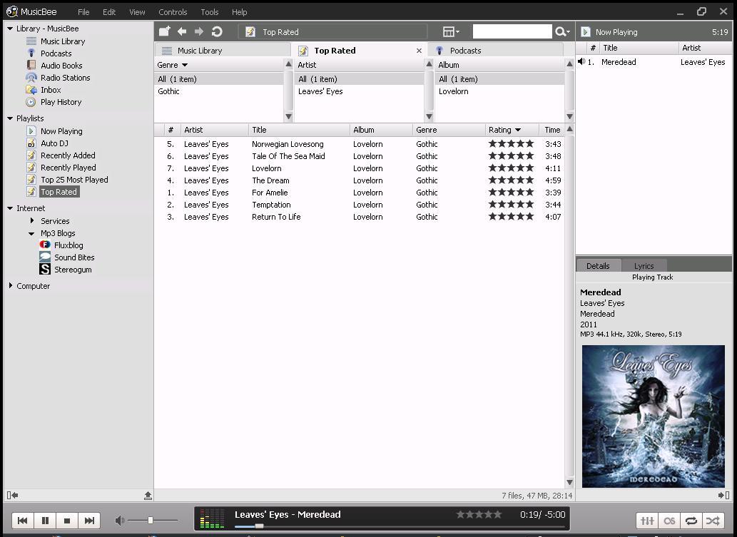 MusicBee - Screenshot #14