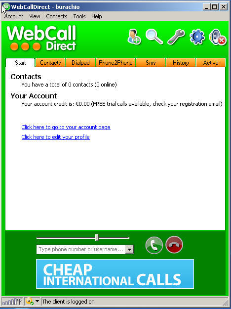 WebCallDirect - Screenshot #1