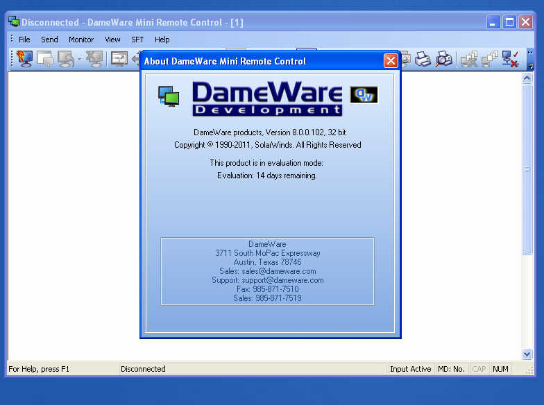 for windows instal DameWare Remote Support 12.3.0.12