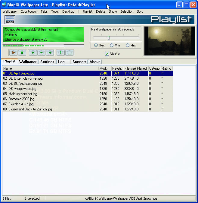 BioniX Wallpaper Changer latest version Get best Windows software