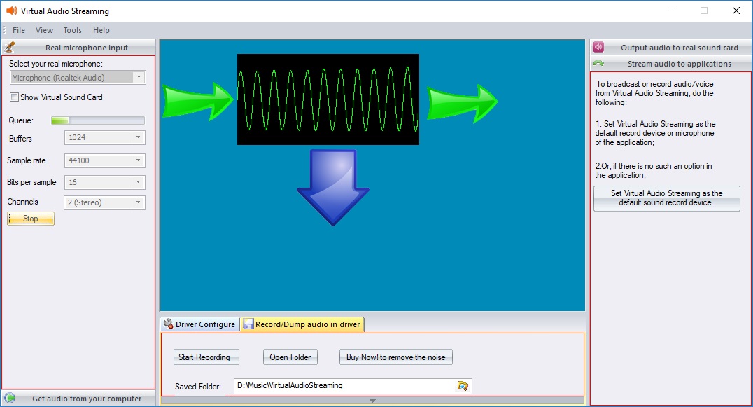Virtual Audio Streaming - Screenshot #3
