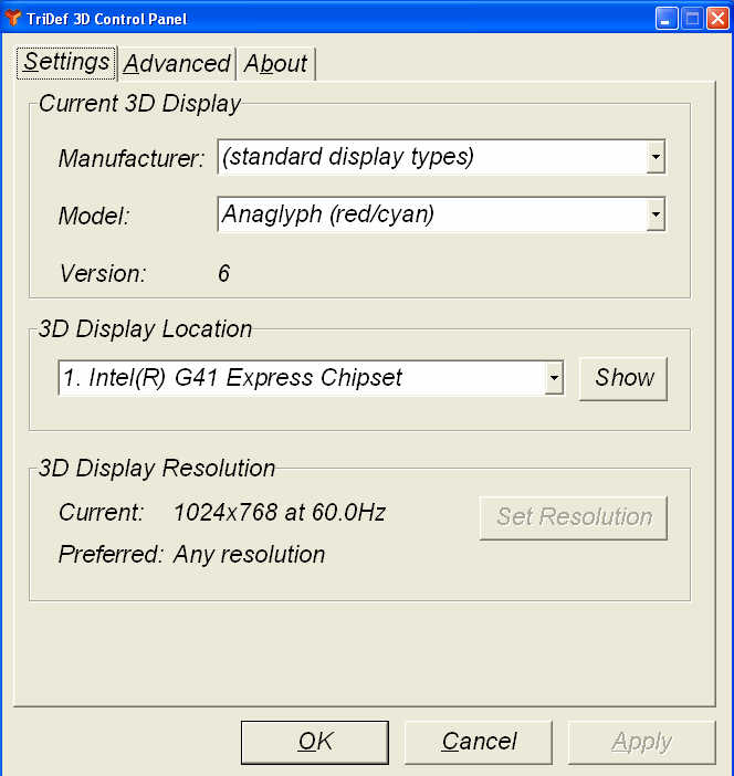 acer tridef 3d software