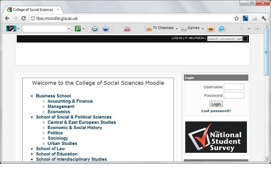Moodle - Screenshot #1