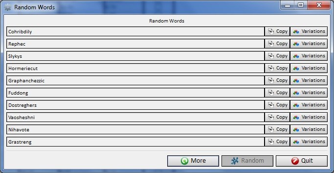 Random Word Generator - Screenshot #8
