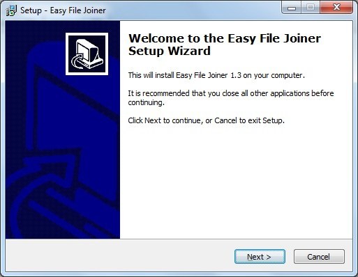 Easy File Joiner - Screenshot #1