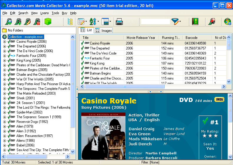 Collectorz.com Movie Collector - Screenshot #29