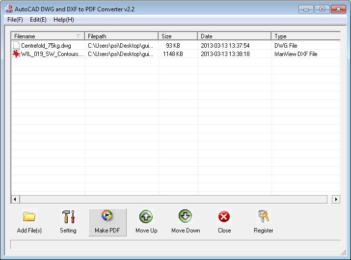 AutoCAD DWG and DXF To PDF Converter - Screenshot #3