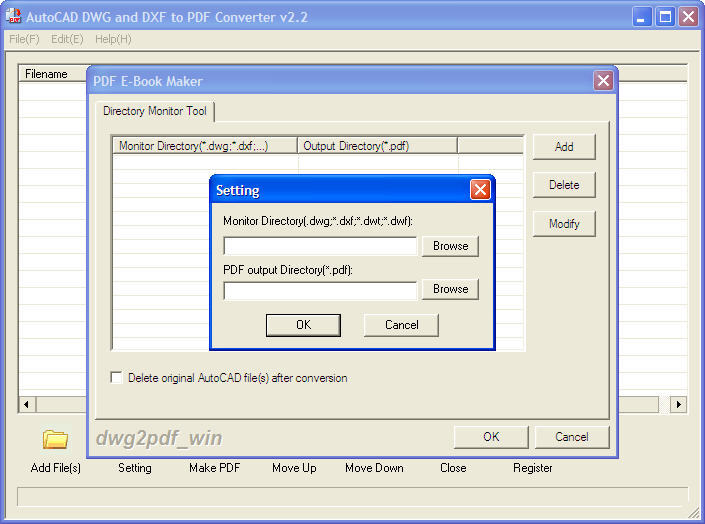 AutoCAD DWG and DXF To PDF Converter - Screenshot #5