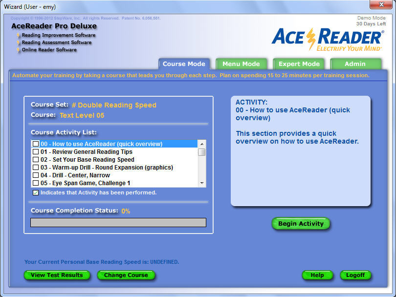 ace reader speed reading software download