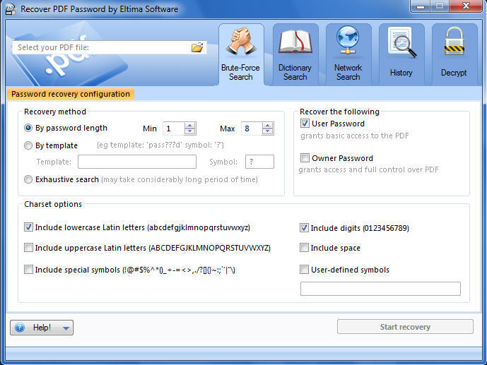 Recover PDF Password - Screenshot #4