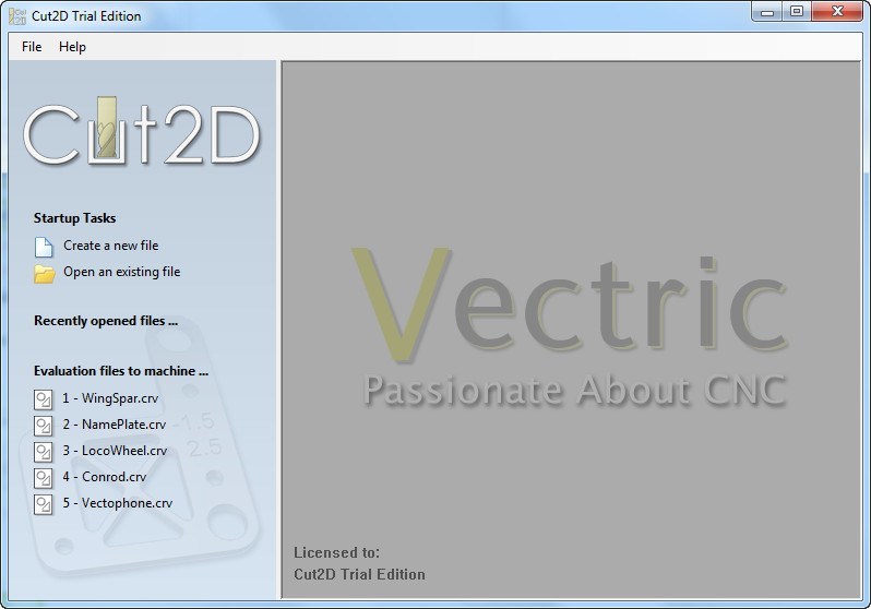 vectric cut2d for mac