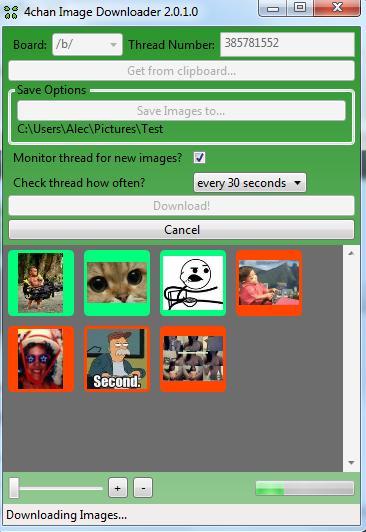 4chan Image Downloader - Screenshot #1