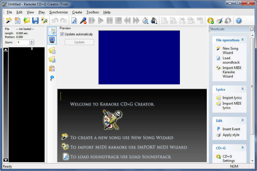 Karaoke CD+G Creator - Screenshot #7
