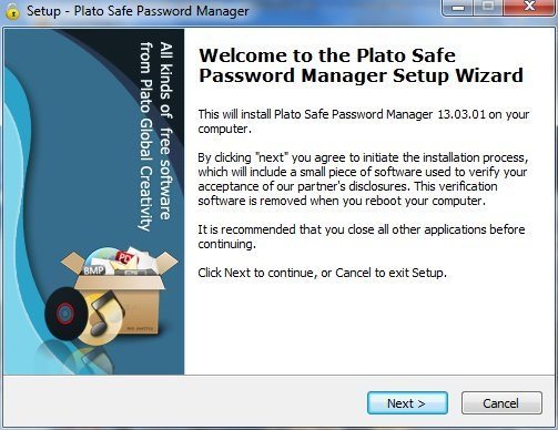 Plato Safe Password Manager - Screenshot #1