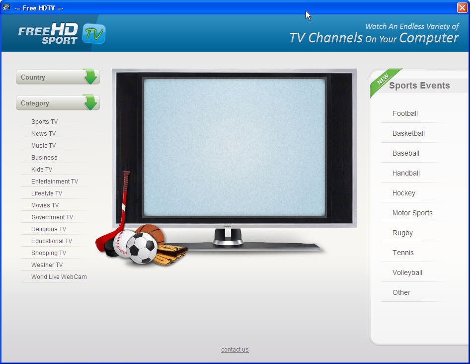 Free HD Sport TV download for free SoftDeluxe