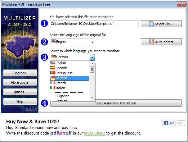 Multilizer PDF Translator - Screenshot #24