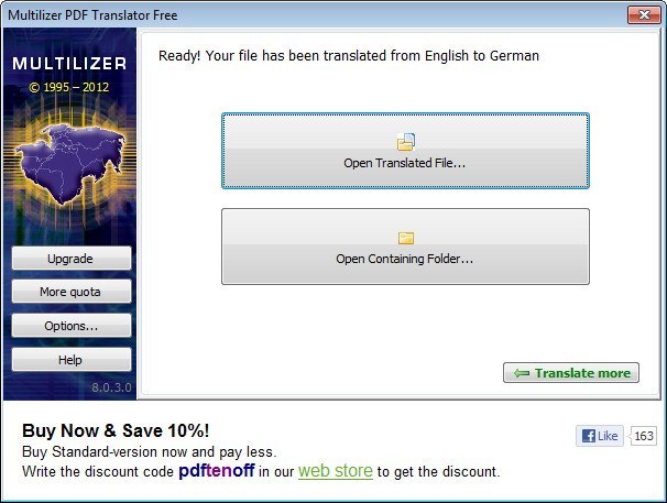 Multilizer PDF Translator - Screenshot #22