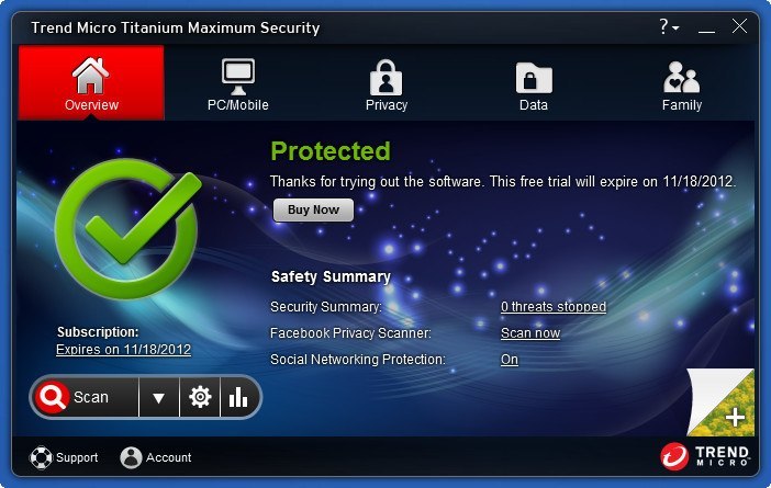 trend micro maximum security download center